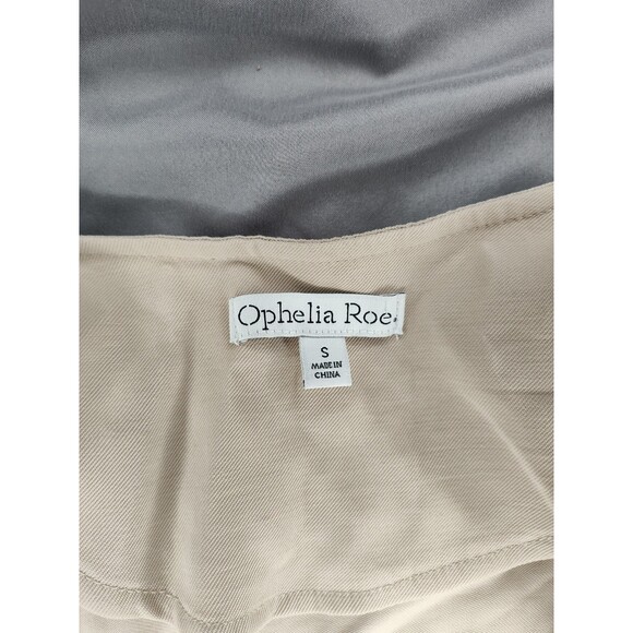 Women's Ophelia Roe Tie Front Jacket Beige Small - Picture 5 of 7